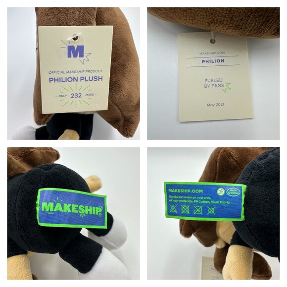 9.5" Philion "Third Eye Of Truth" YouTuber Plush Toy from Makeship / Has Tags - Picture 11 of 11